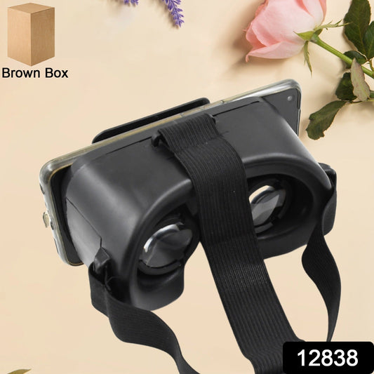 3D VR Box Glasses Virtual Reality Goggles Headset for All Smartphone VR Goggles-For 3D VR Movies Video Games (1 Pc)