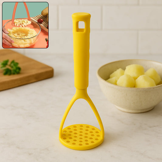 Supermom Kitchen Food Masher | Heavy Duty Masher for Fruits, Veggies & Potatoes | Soft Grip Handle (1 Pc)