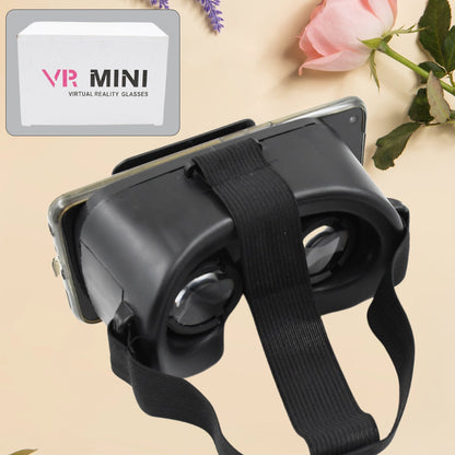 3D VR Box Glasses Virtual Reality Goggles Headset for All Smartphone VR Goggles-For 3D VR Movies Video Games (1 Pc)