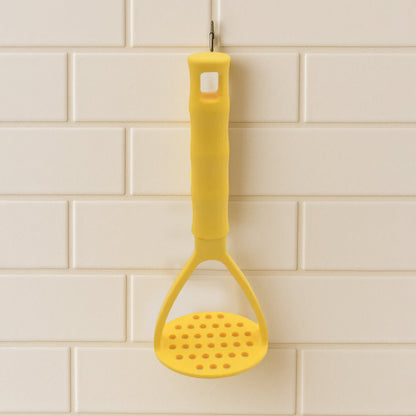 Supermom Kitchen Food Masher | Heavy Duty Masher for Fruits, Veggies & Potatoes | Soft Grip Handle (1 Pc)