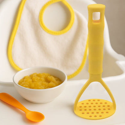 Supermom Kitchen Food Masher | Heavy Duty Masher for Fruits, Veggies & Potatoes | Soft Grip Handle (1 Pc)