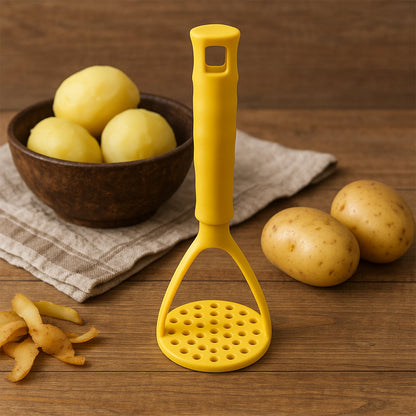 Supermom Kitchen Food Masher | Heavy Duty Masher for Fruits, Veggies & Potatoes | Soft Grip Handle (1 Pc)
