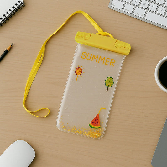 Waterproof Phone Pouch with Belt for All Android &amp; iPhone Models (Mix Color)