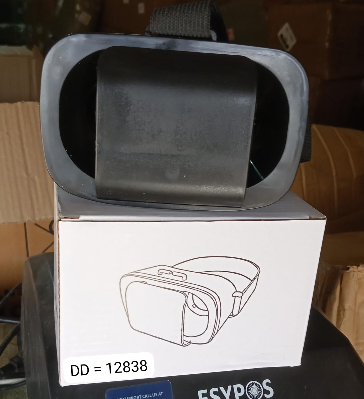 3D VR Box Glasses Virtual Reality Goggles Headset for All Smartphone VR Goggles-For 3D VR Movies Video Games (1 Pc)