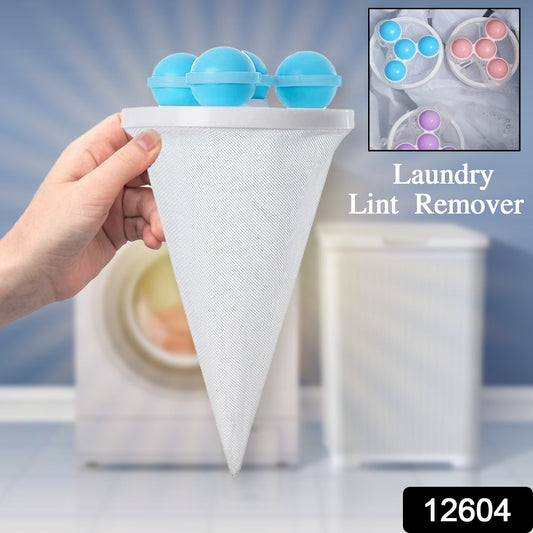 Floating Laundry Ball Lint Catcher – Reusable Hair &amp; Fur Filter (1 Pc)