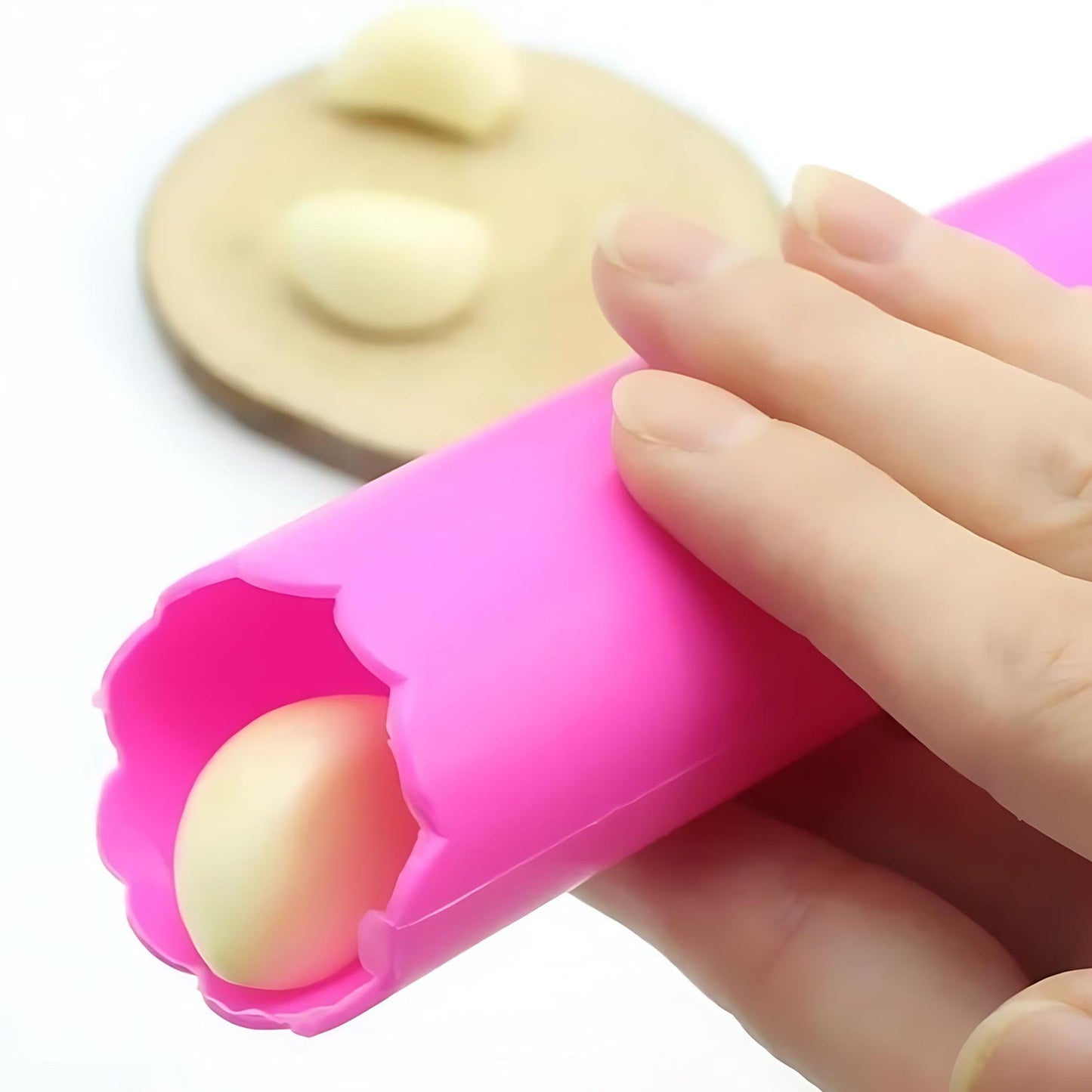 Silicone Garlic Peeler Tube Easy Hand Roller Peeling Tool (1 Pc)